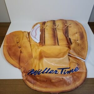 Alvimar 26" Miller Lite Inflatable Hanging Catchers Mitt With Baseball NOS